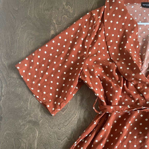 PLT Terracotta polka dot tea dress. Size 8 - Picture 9 of 9